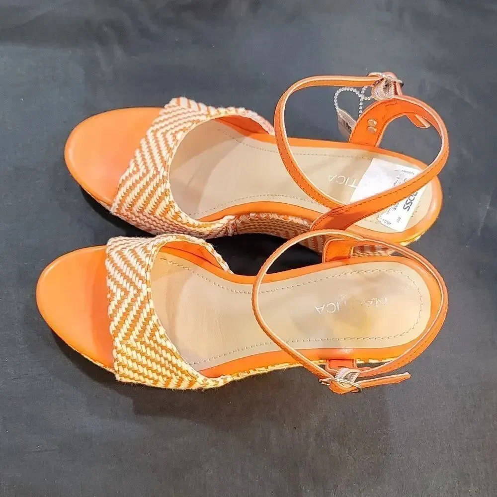 BRAND NEW NAUTICA OPEN TOE HIGH HEEL WEDGE SANDAL S2